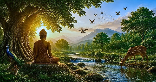 बुद्ध का संदेश: पूरी सृष्टि परस्पर जुड़ी हुई है