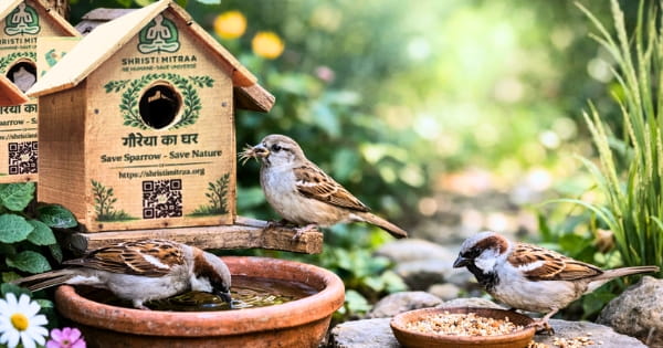 विश्व गौरैया दिवस 2026: गौरैया क्यों लुप्त हो रही हैं, और वे आपके घर कैसे लौट सकती हैं? | सृष्टि मित्रा