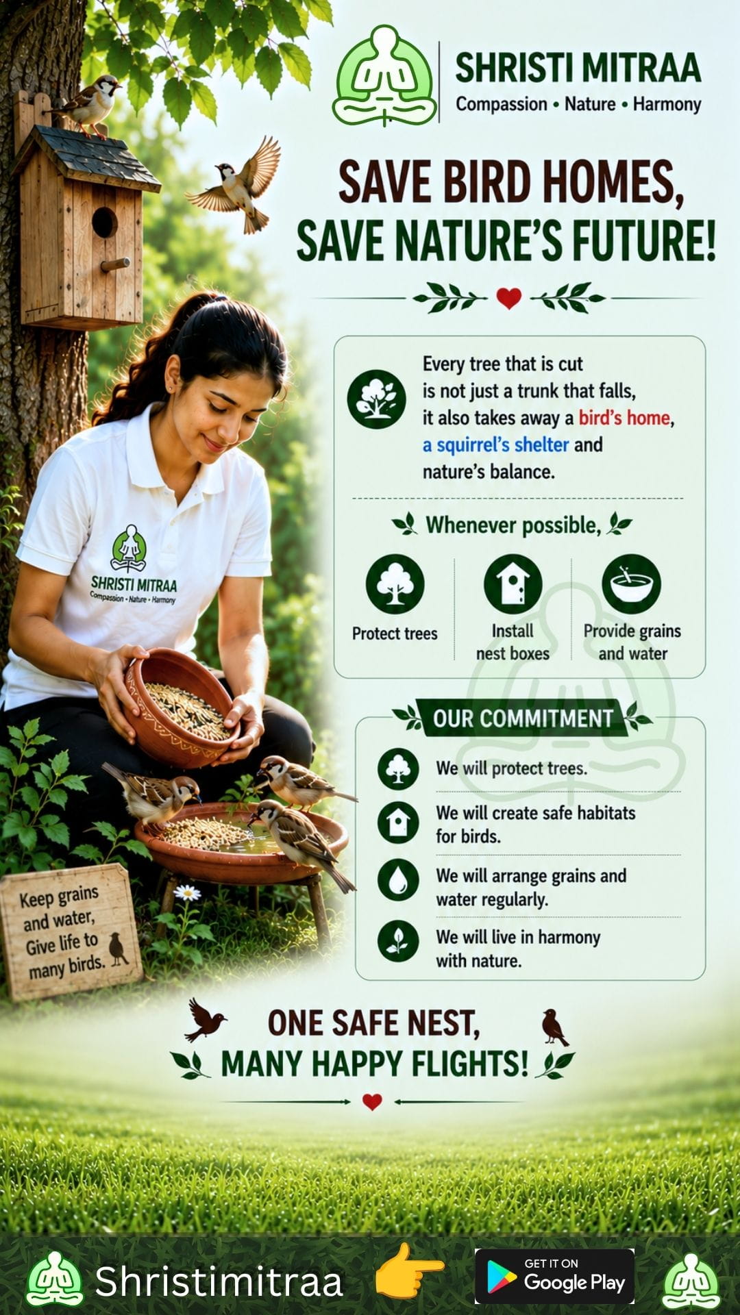 Save the birds' home