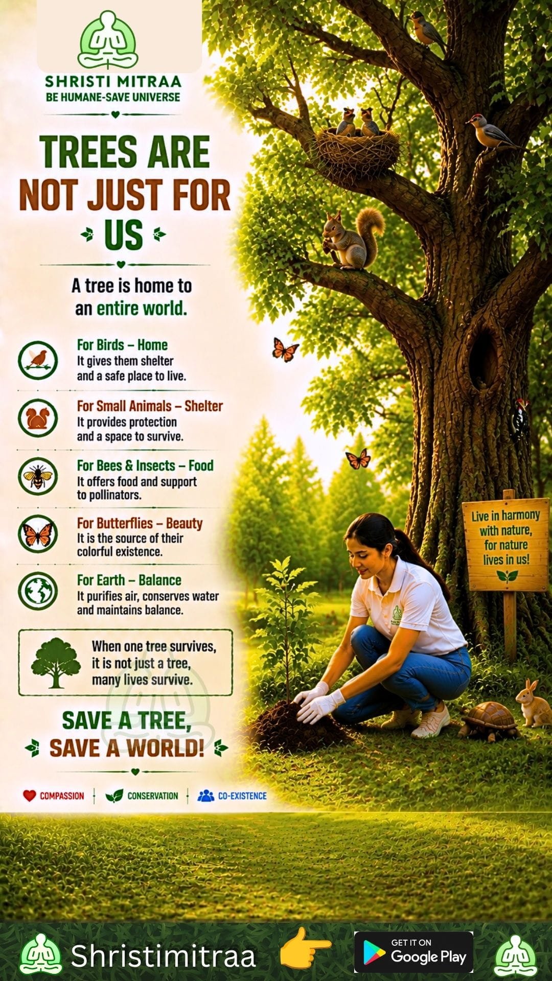 Trees aren't just for us.