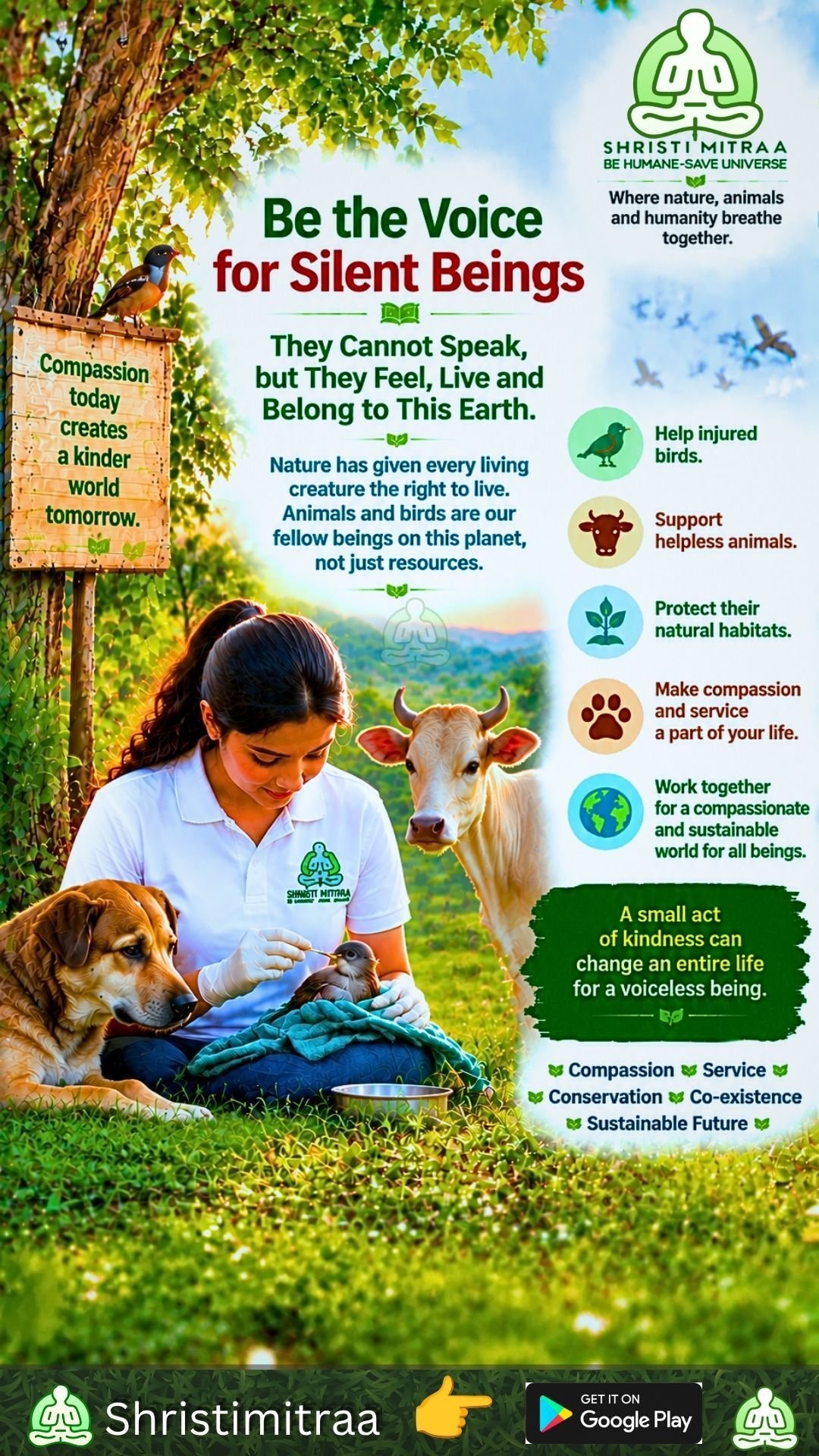 Be the voice of the voiceless